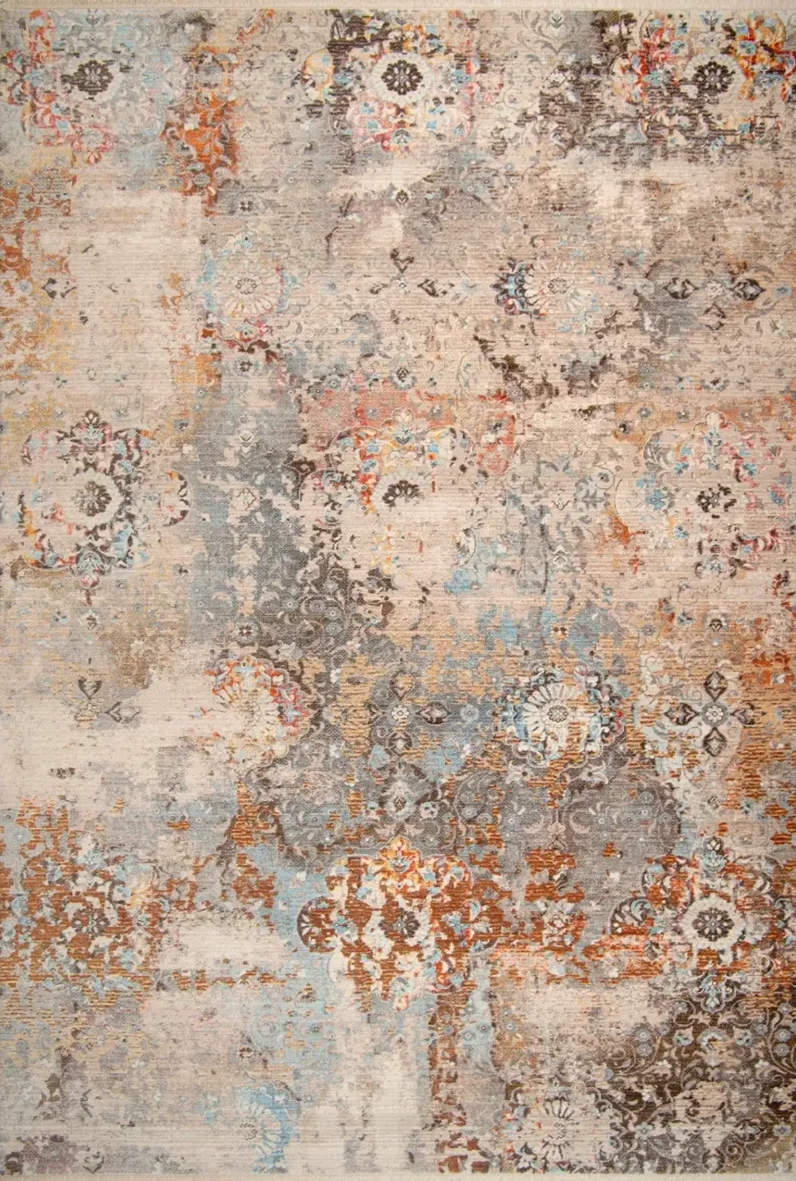 Midsummer 9' x 12' Area Rug - Cream/Rust