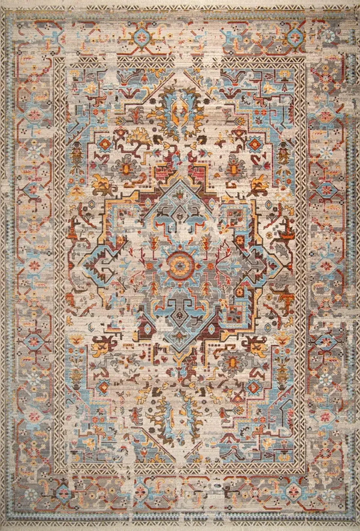 Midsummer 8' x 11' Area Rug - Blue Multi