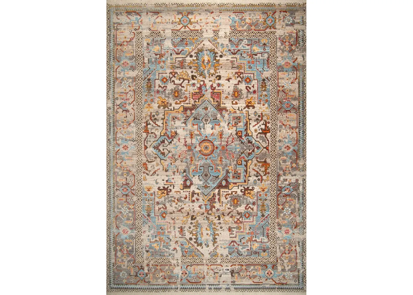 Midsummer 9' x 12' Area Rug - Blue Multi