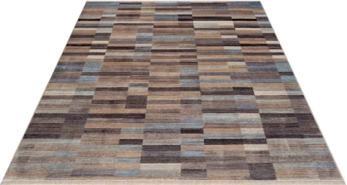 Midsummer 5' x 8' Area Rug - Brown/Sand