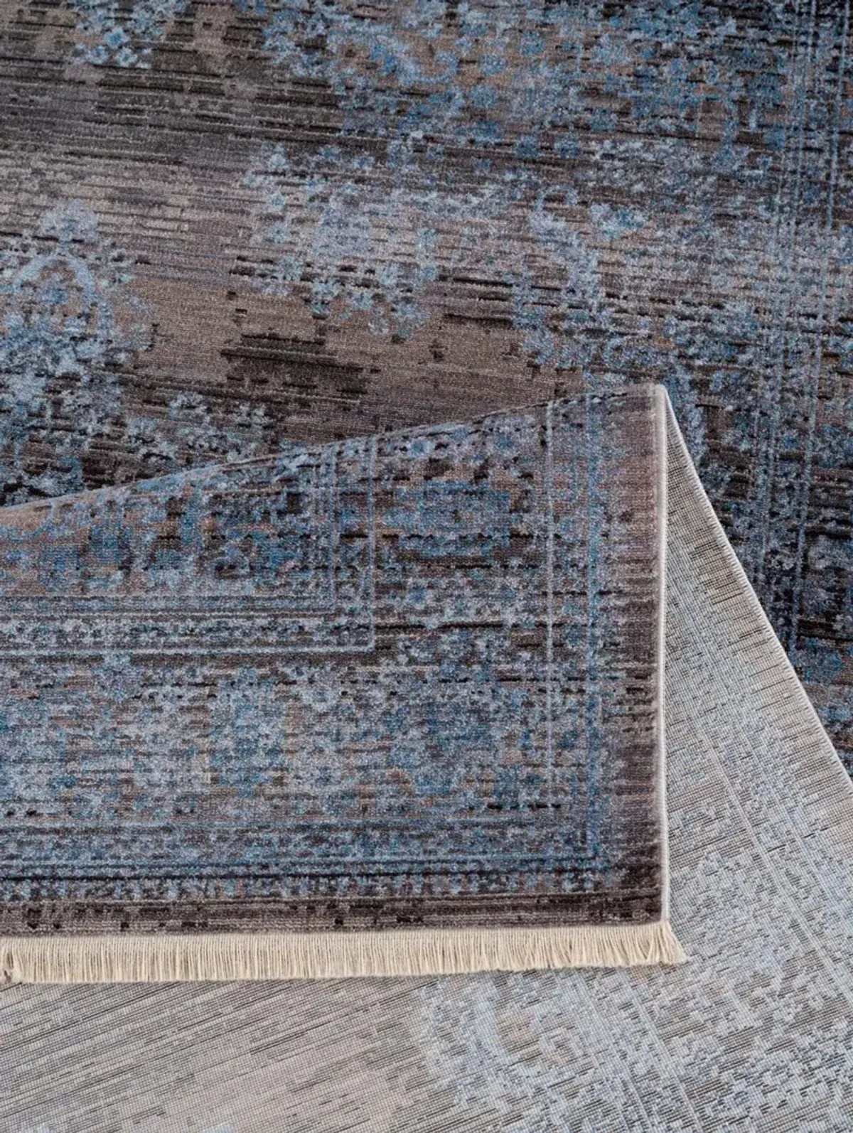 Midsummer 5' x 8' Area Rug - Blue/Brown