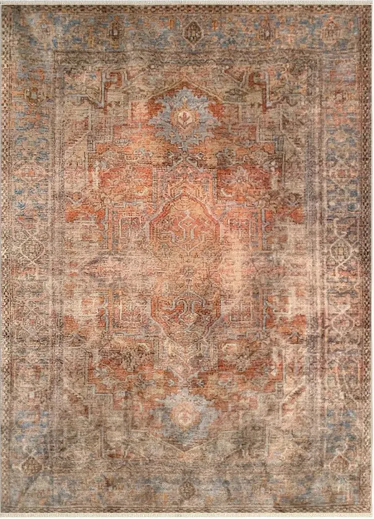 Midsummer 5' x 8' Area Rug - Orange