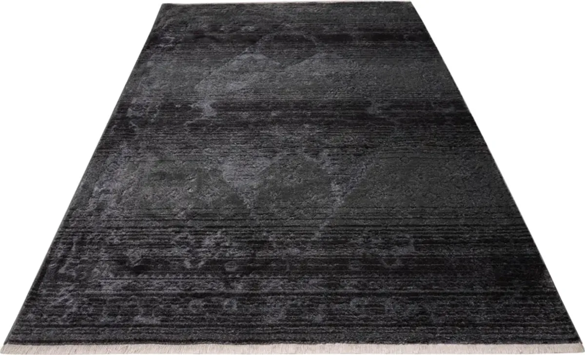 Valenz 9' x 12' Area Rug - Black