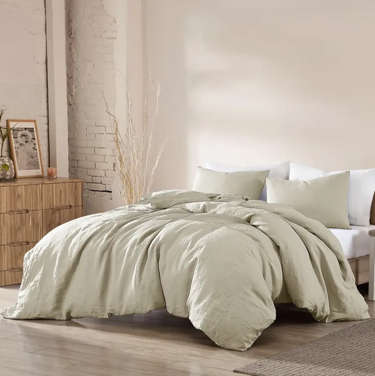 Dublin 2-Piece Twin Comforter Set - Beige