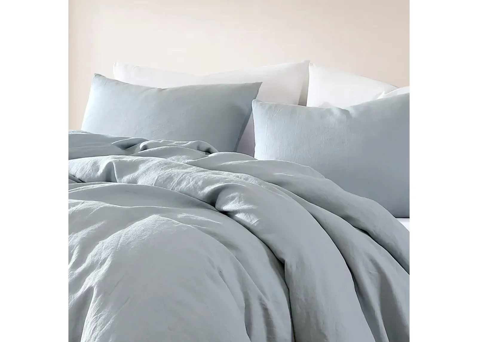 Dublin 3-Piece Queen Comforter Set - Light Blue