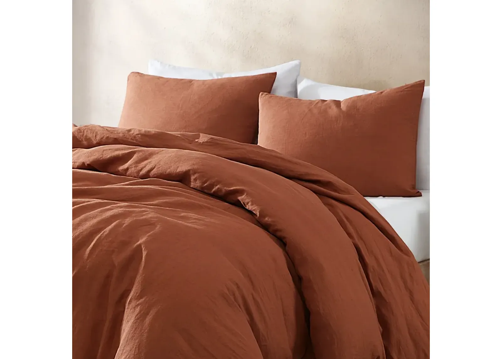 Dublin 3-Piece Queen Comforter Set - Spice