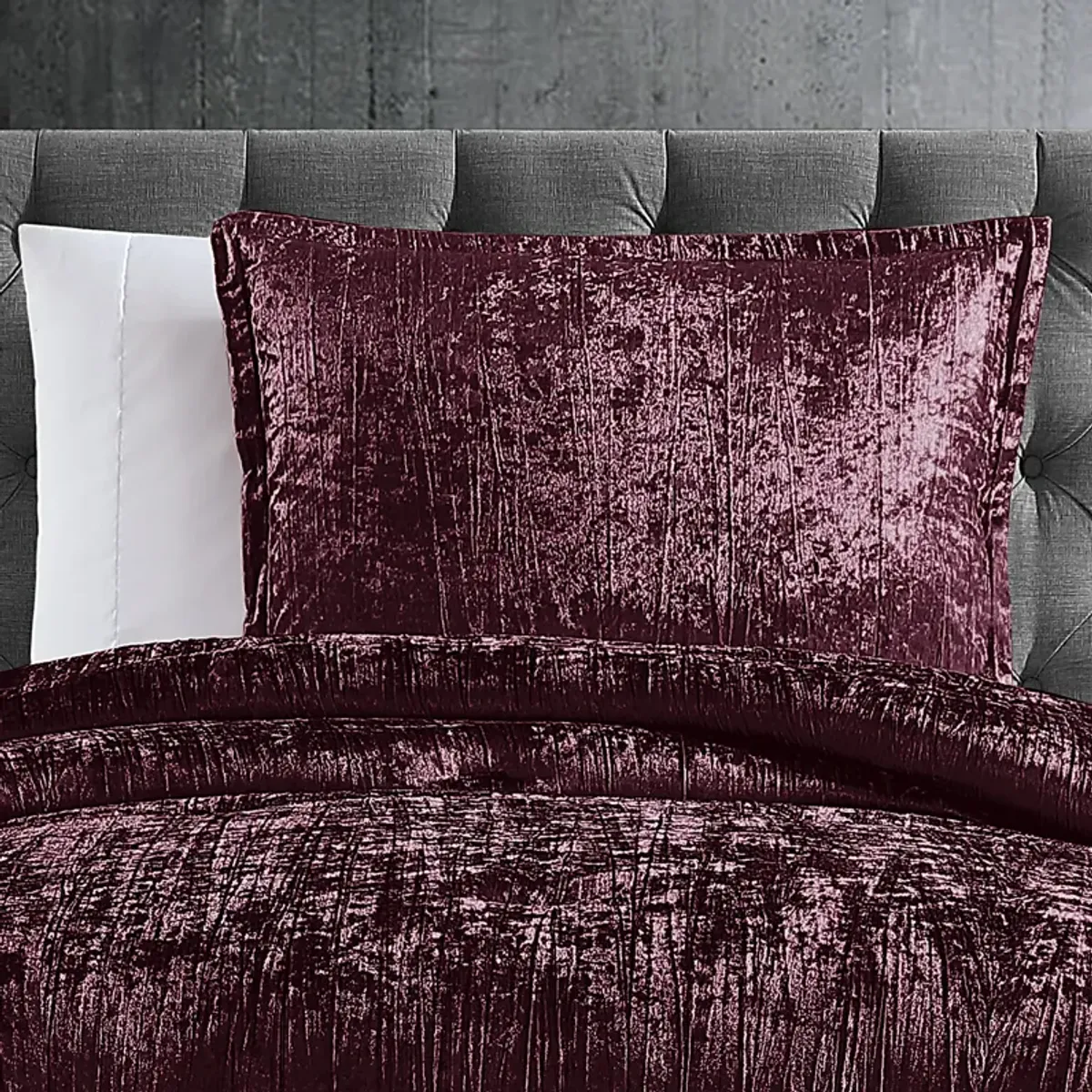 Galway 7-Piece Queen Comforter Set - Plum