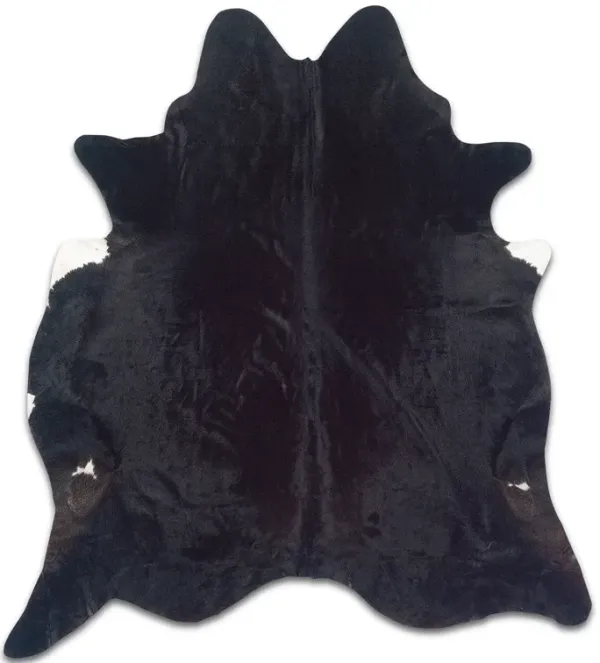 Cowhide 5' x 8' Black Brindle Area Rug