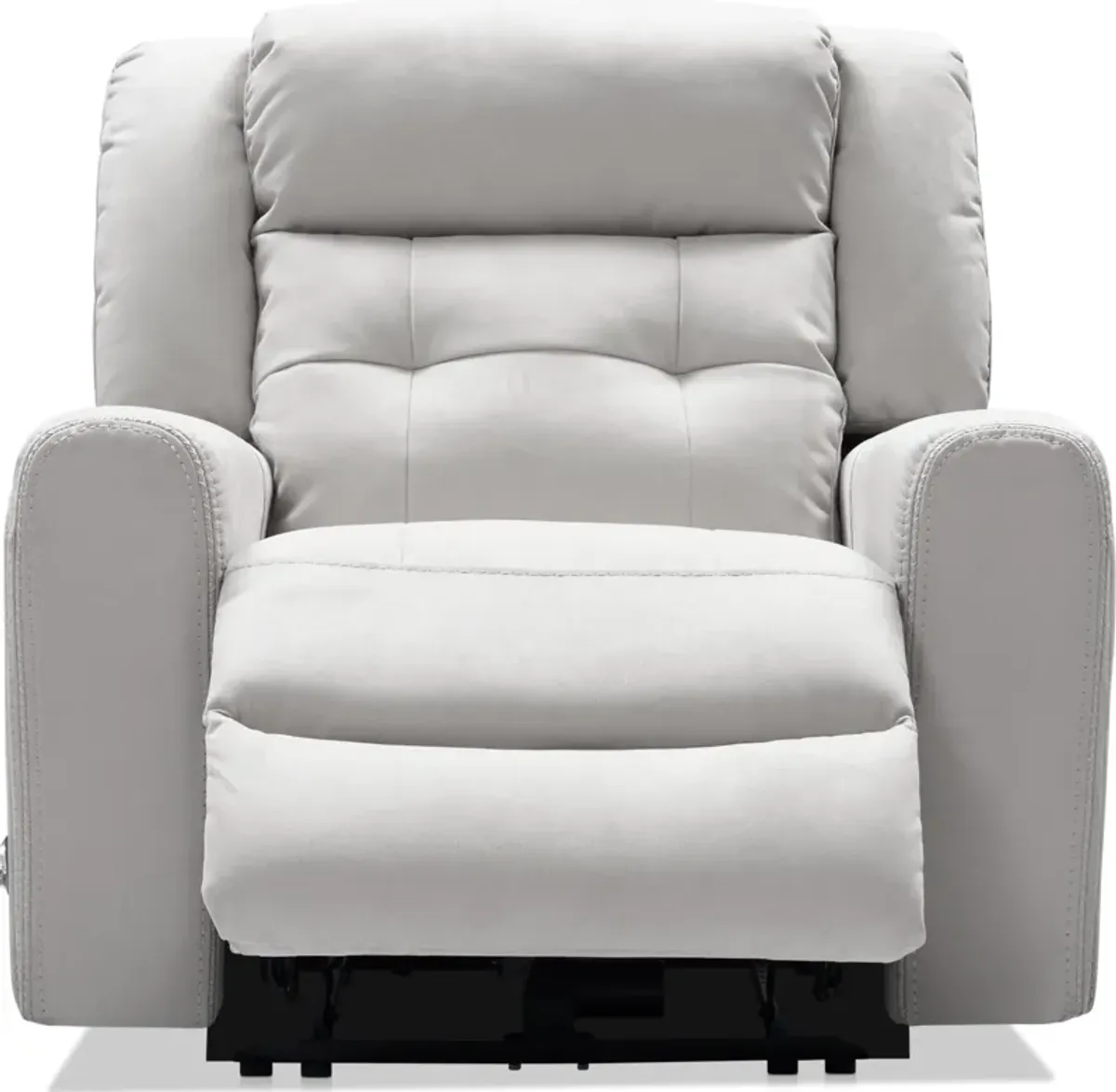 Damen Manual Gliding Recliner - Light Gray