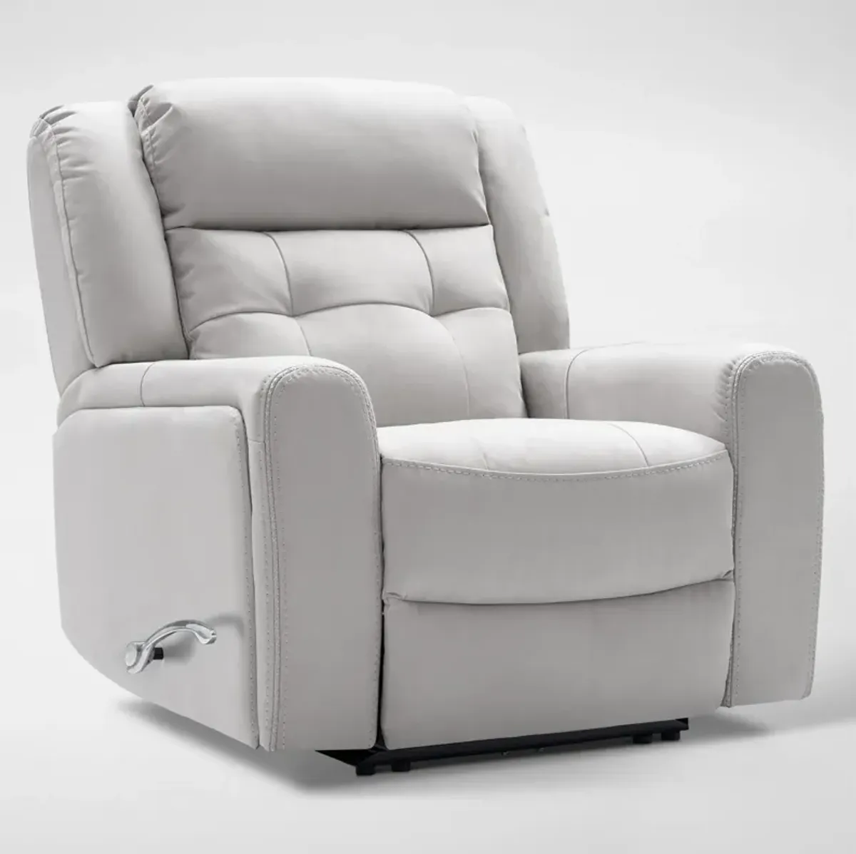 Damen Manual Gliding Recliner - Light Gray