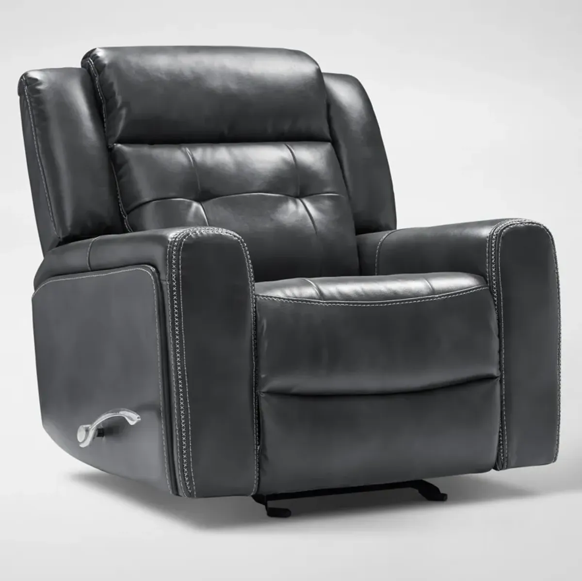 Damen Manual Gliding Recliner - Charcoal