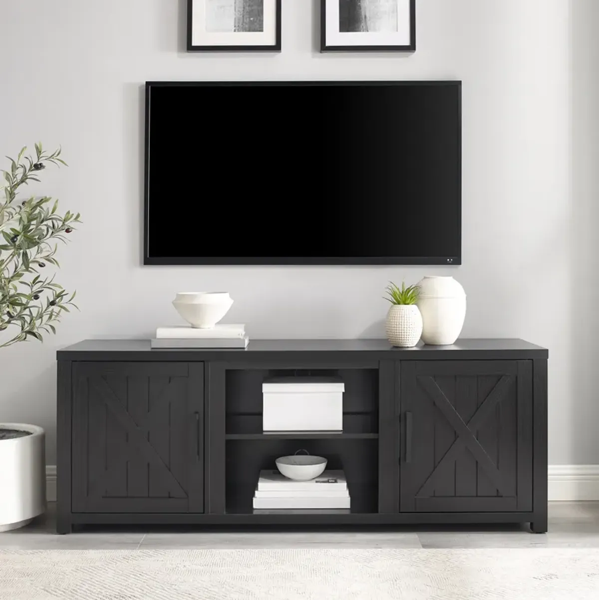 Zyla 58" TV Stand - Black