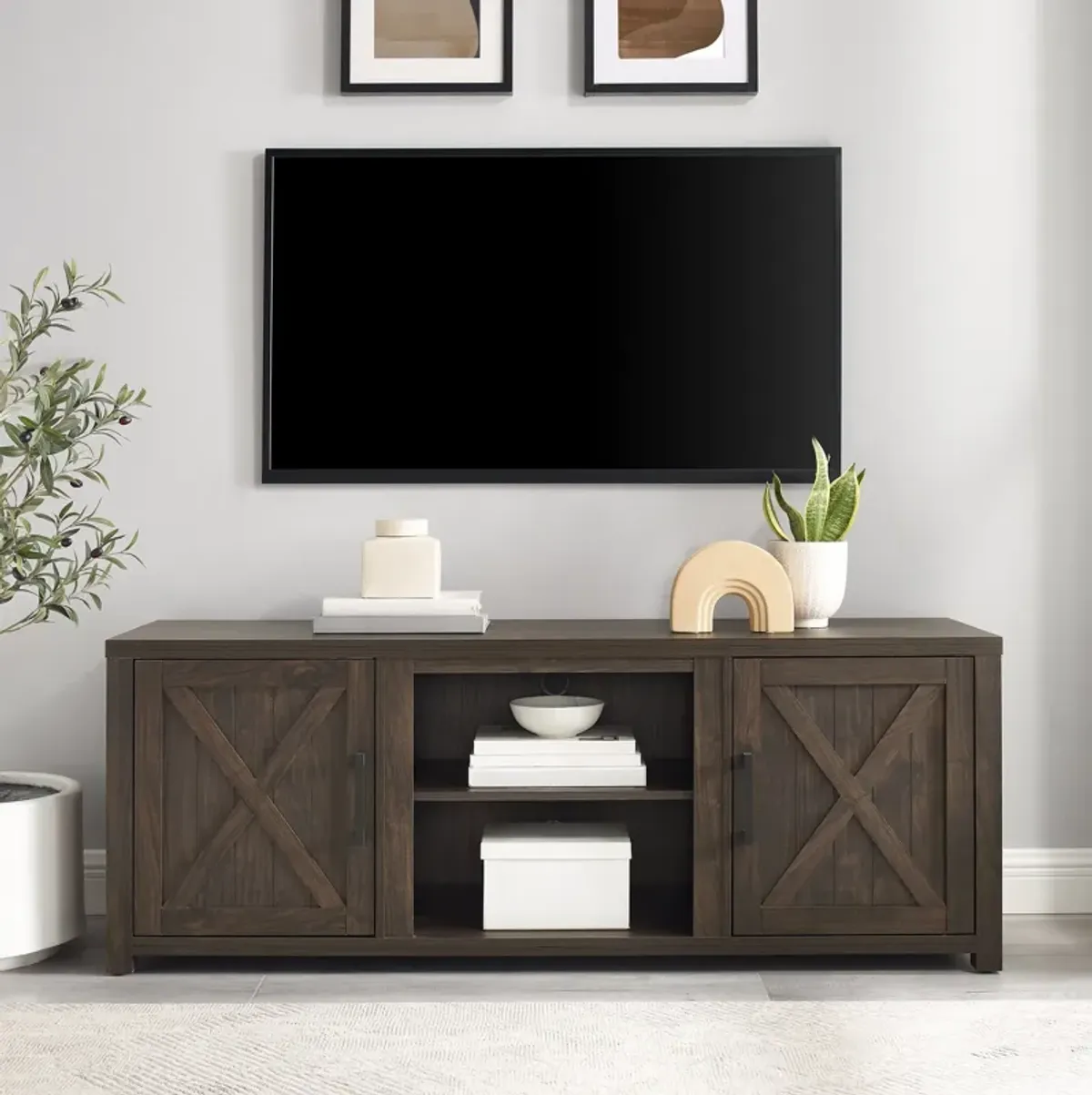 Zyla 58" TV Stand - Walnut