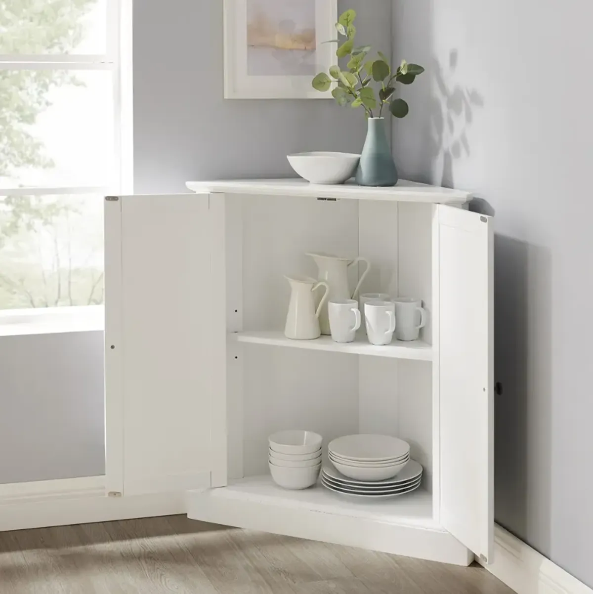 Kauri Stackable Corner Pantry