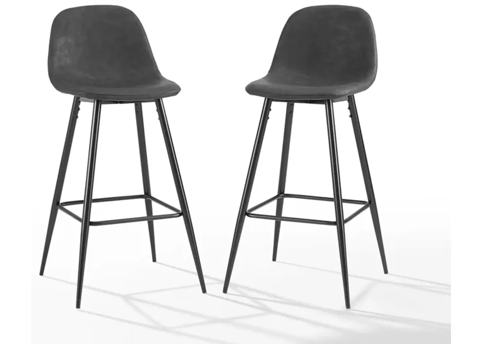 Bruno Bar Stool Set - Black