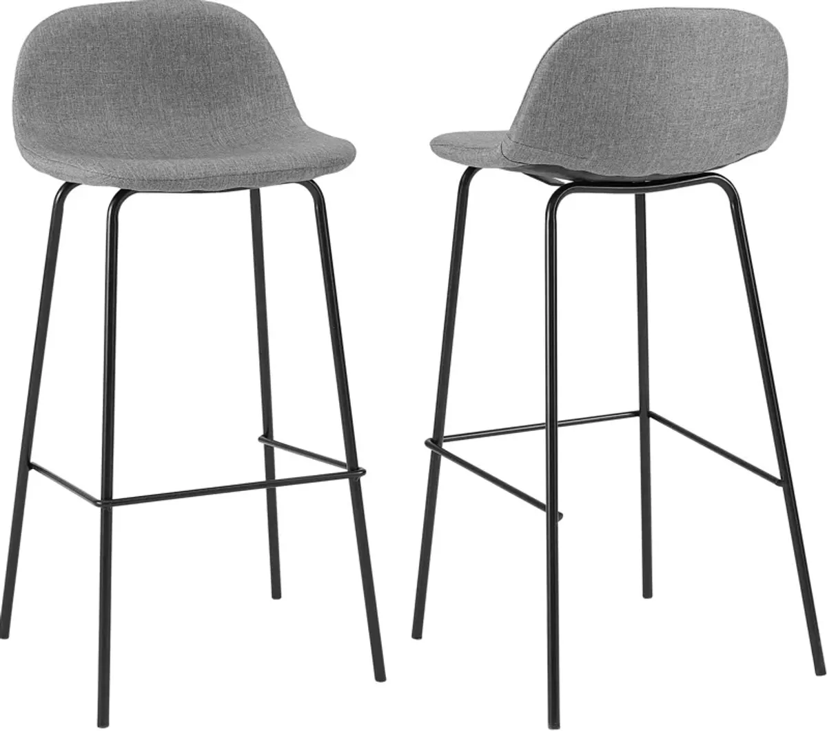 Brony Bar Stool Set - Gray