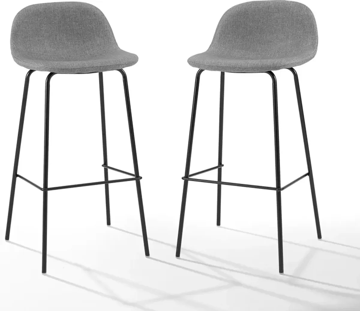 Brony Bar Stool Set - Gray