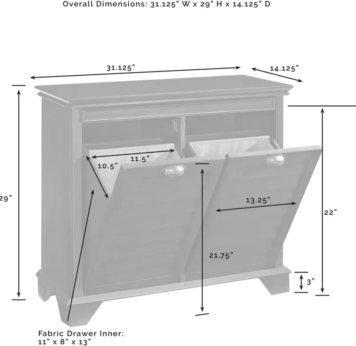 Beckinsale Linen Hamper