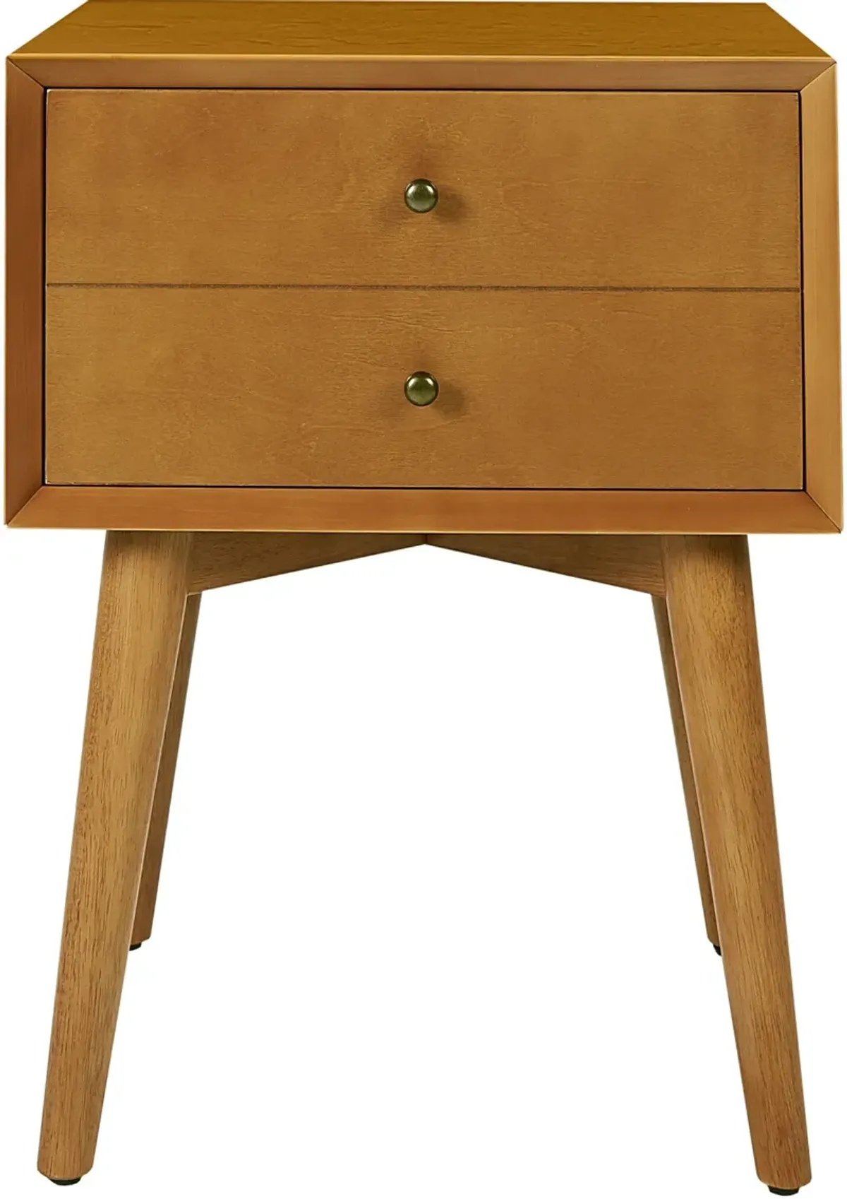 Bruce Nightstand - Brown/Tan