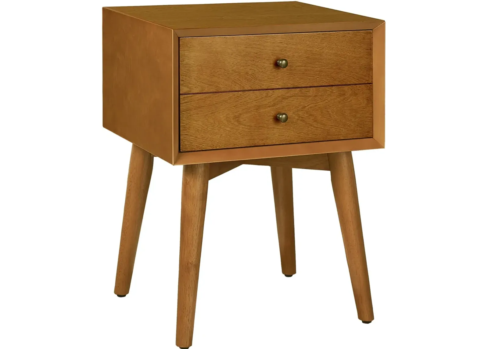 Bruce Nightstand - Brown/Tan