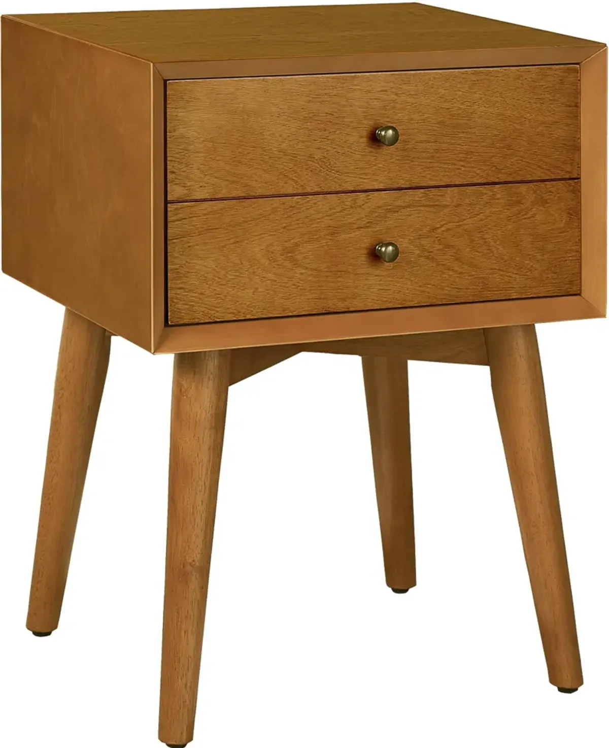 Bruce Nightstand - Brown/Tan