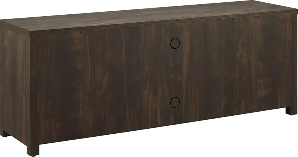 Zyla 58" TV Stand with Fireplace - Walnut