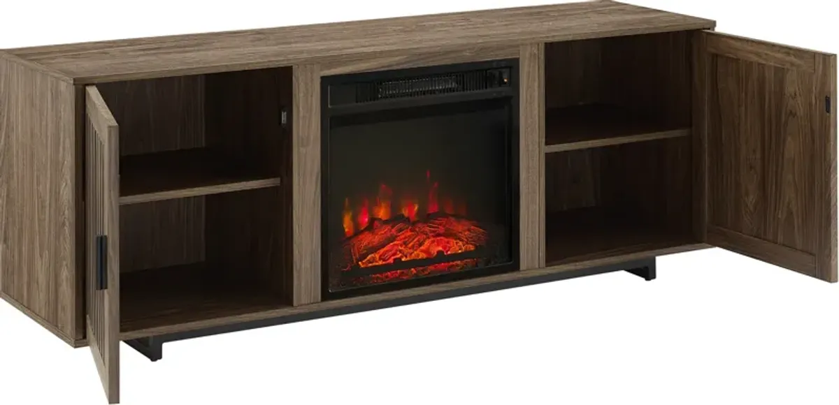 Bennington 58" TV Stand with Fireplace