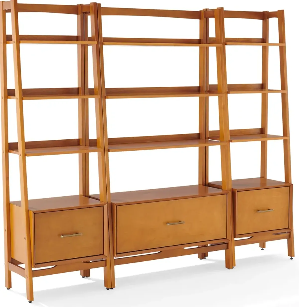 Bruce 3-Piece Etagere Set - Brown