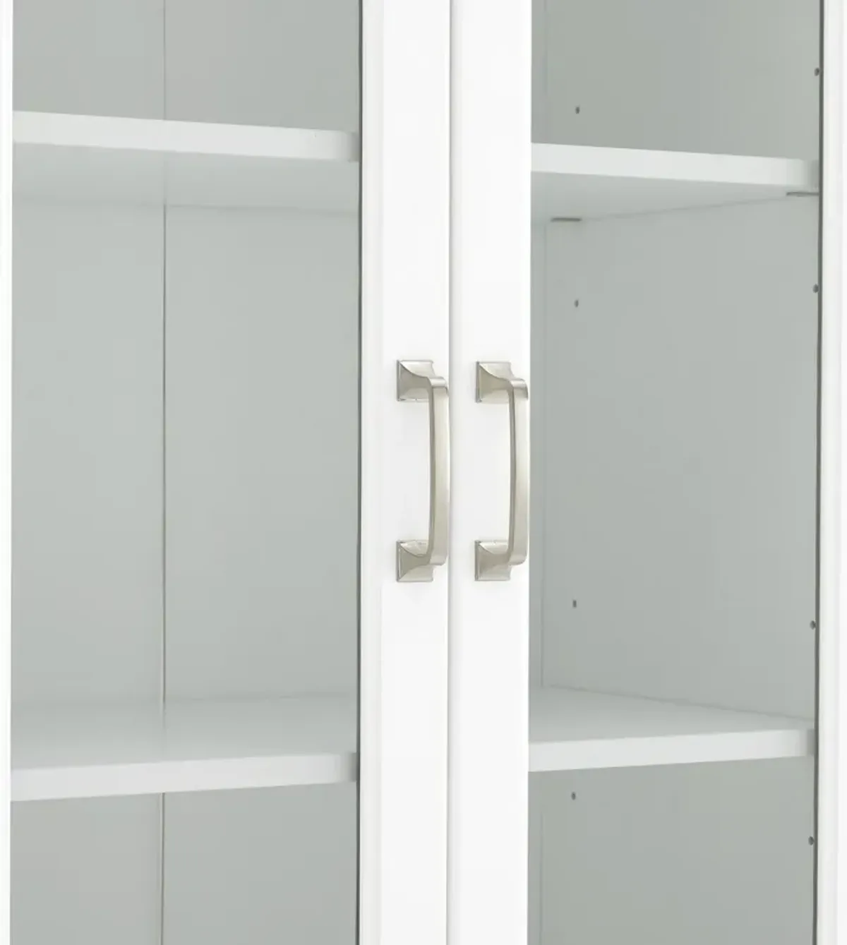 Honnaly Pantry with Glass Doors