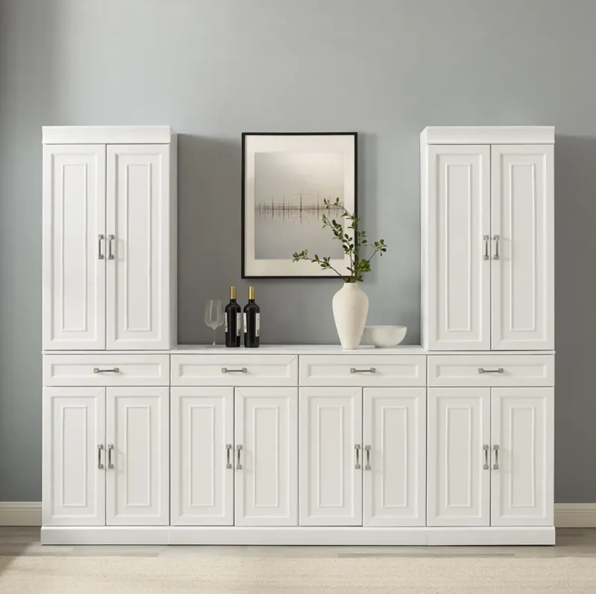 Honnaly 2 Pantries and Sideboard Set