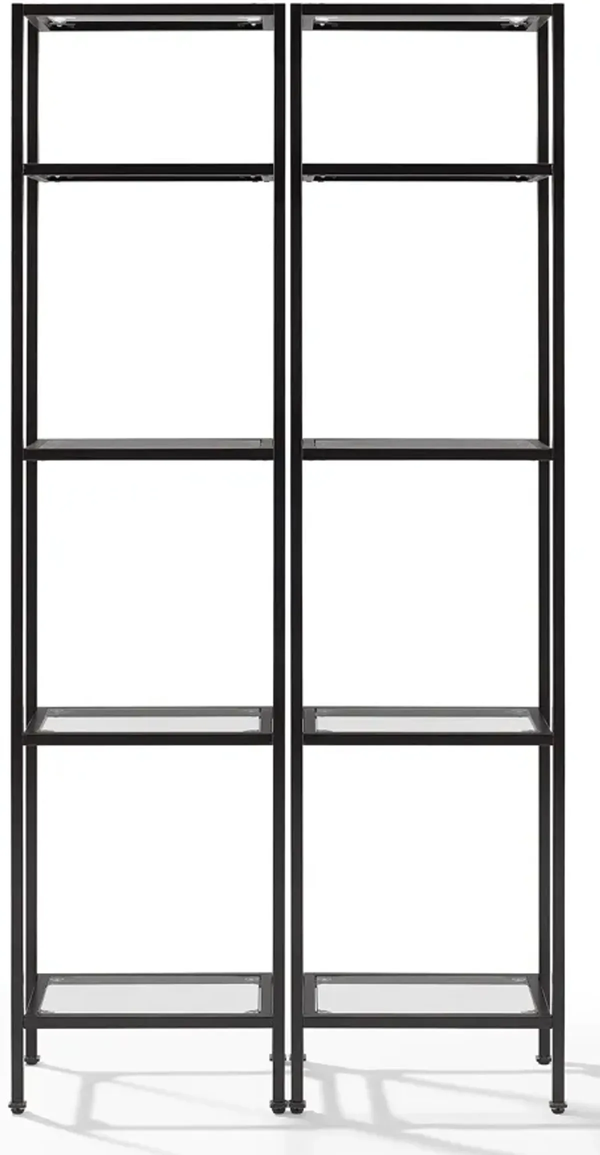 Shea 2-Piece Etagere Set - Black