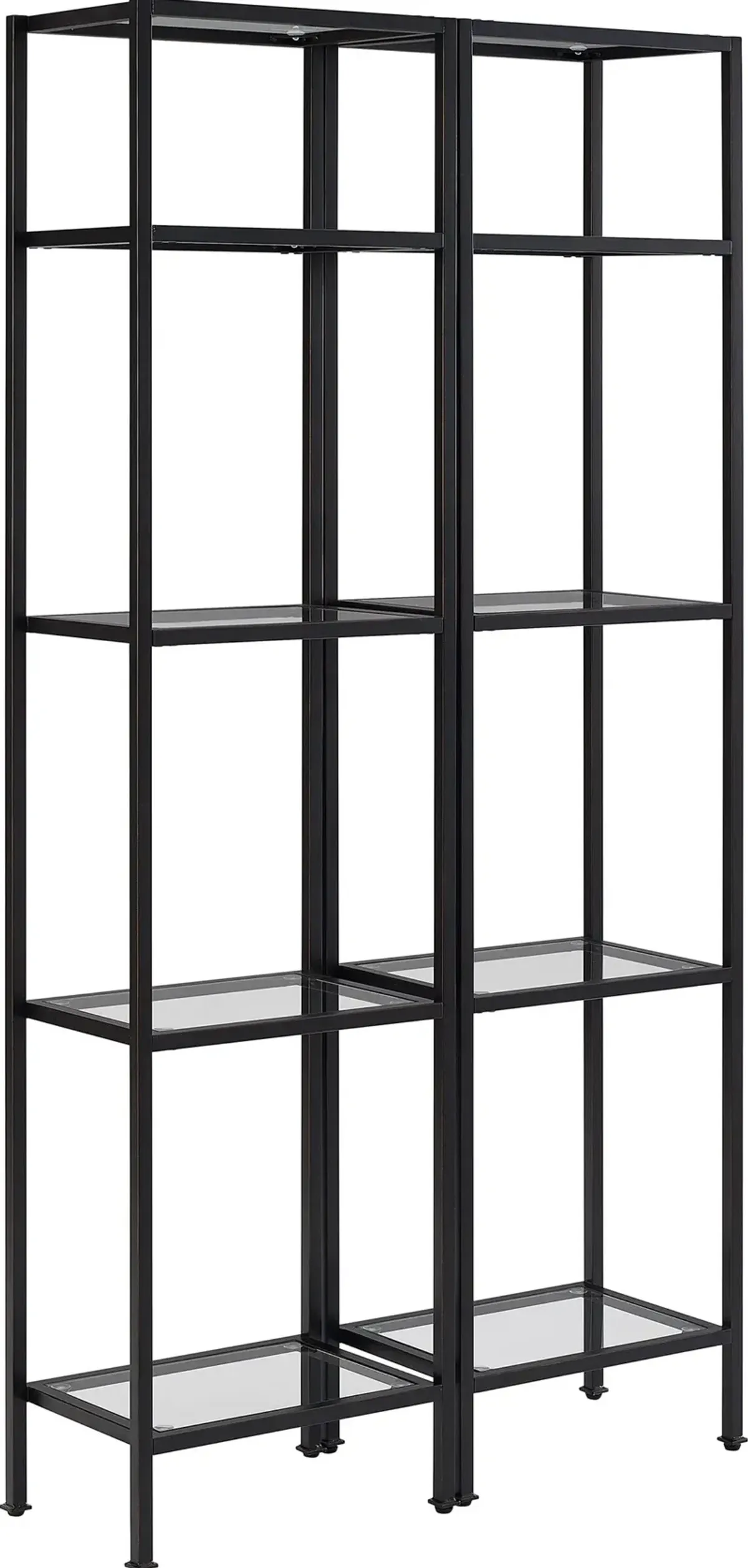 Shea 2-Piece Etagere Set - Black