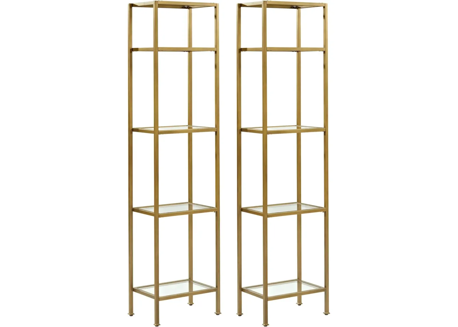 Shea 2-Piece Etagere Set - Gold