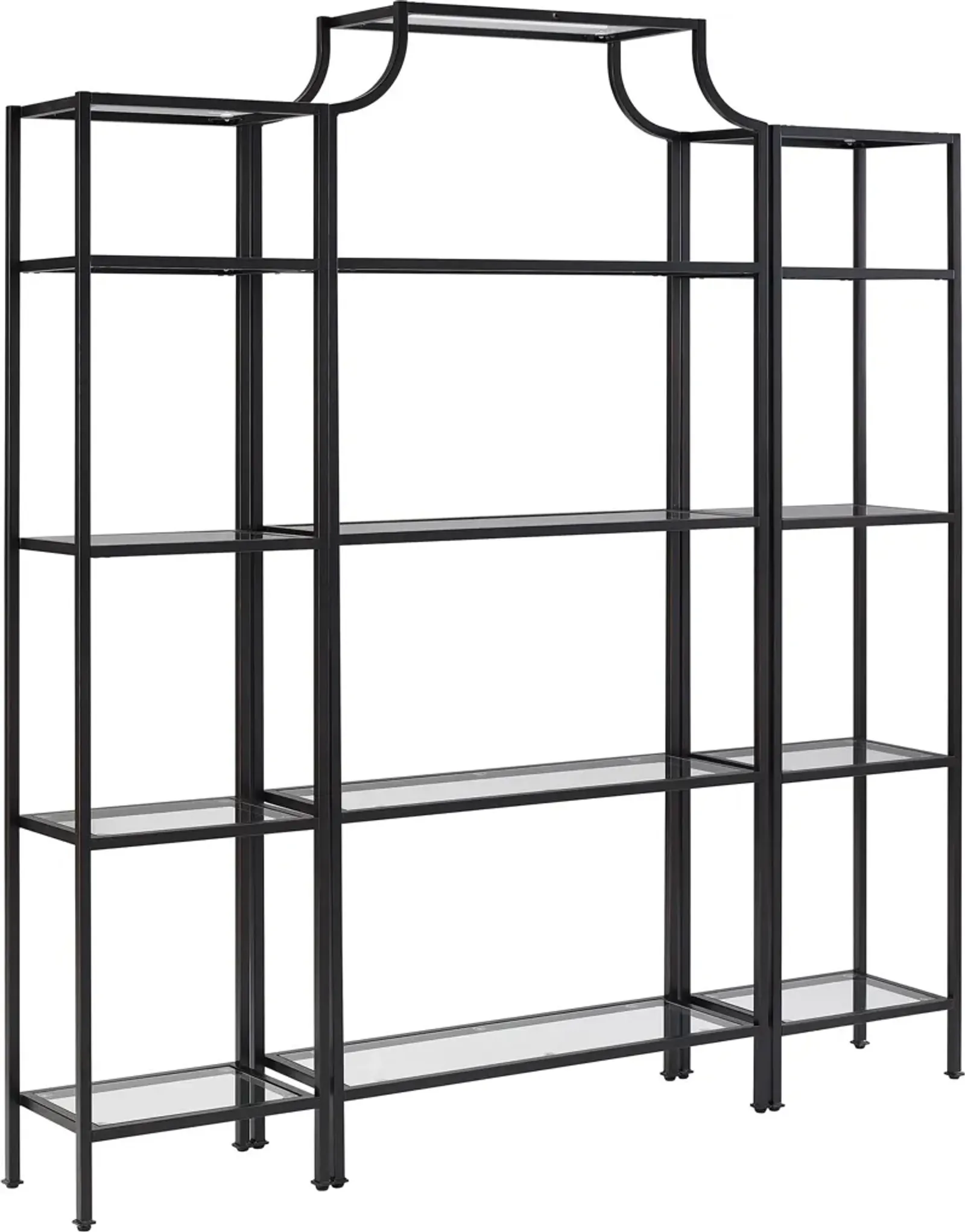 Shea 3-Piece Etagere Set - Black