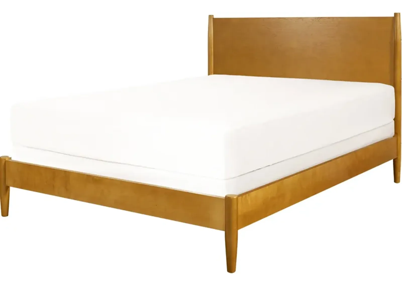 Bruce Queen Platform Bed - Brown