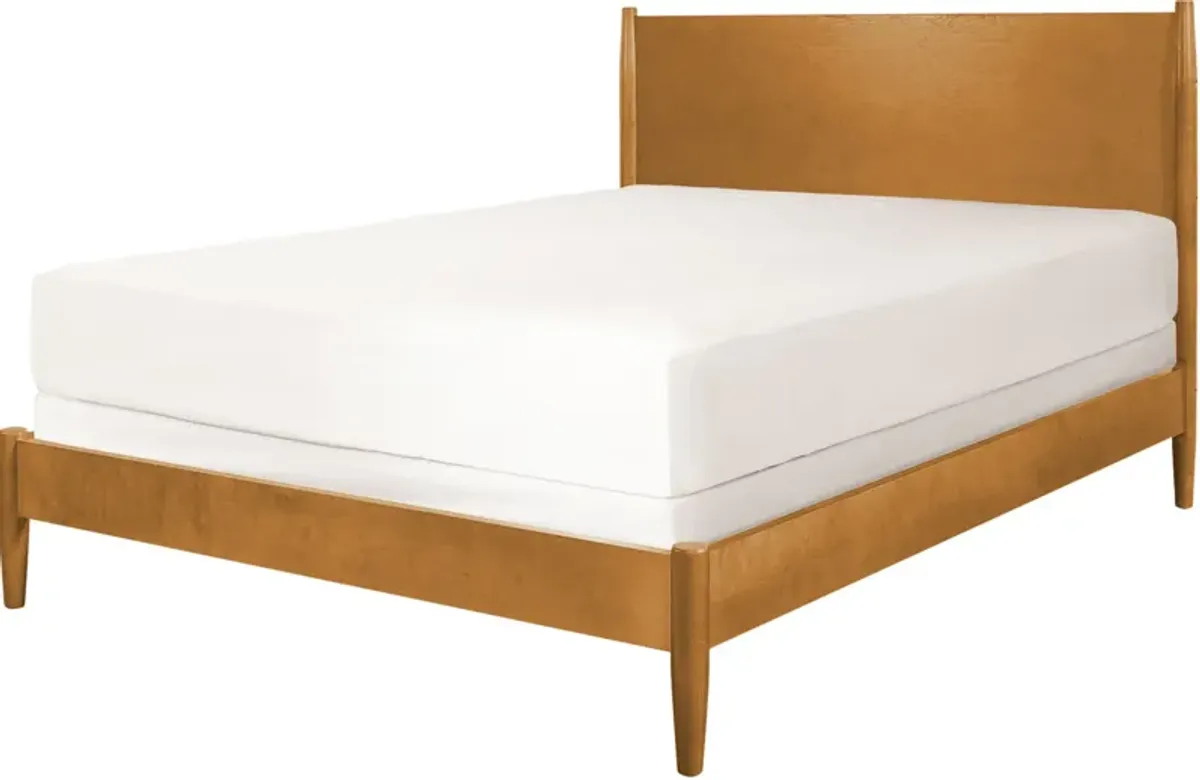 Bruce King Platform Bed - Brown