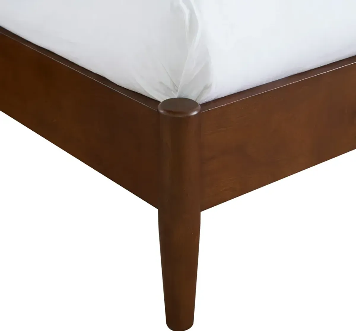 Bruce King Platform Bed - Mahogany