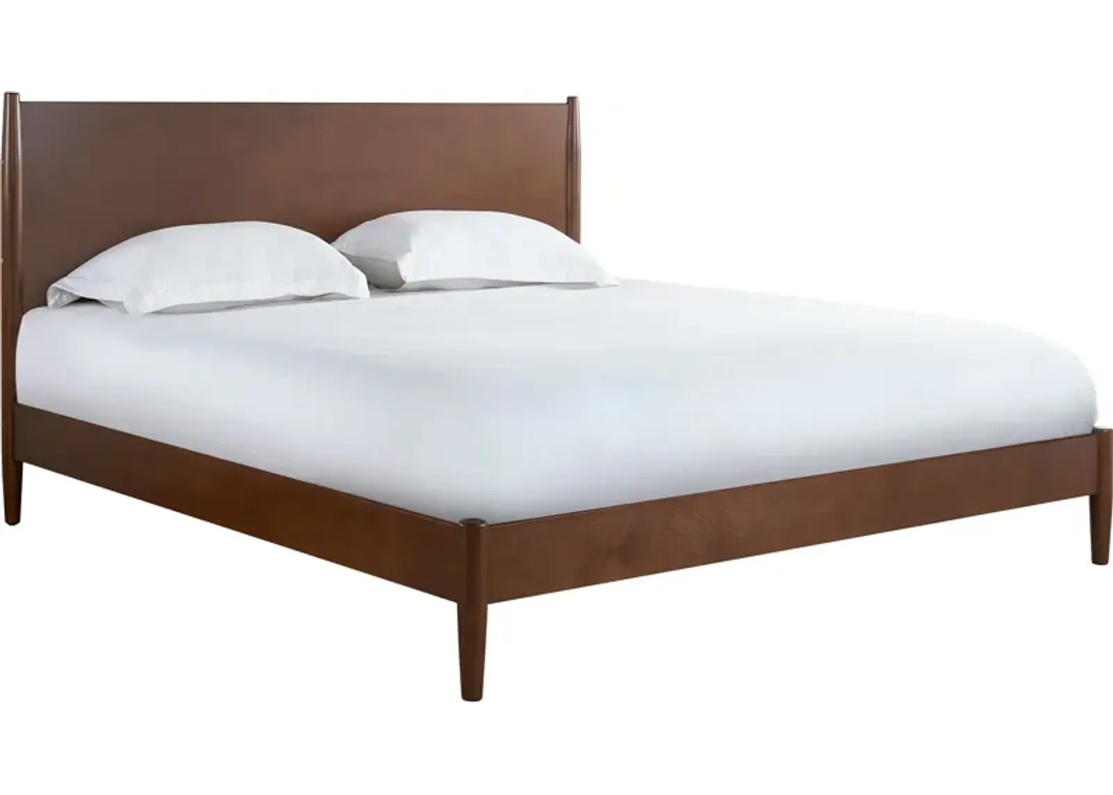 Bruce King Platform Bed - Mahogany