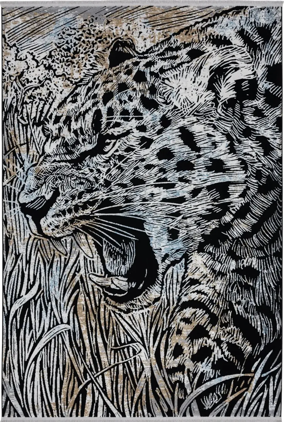 Tiger 5' x 8' Area Rug – Multi