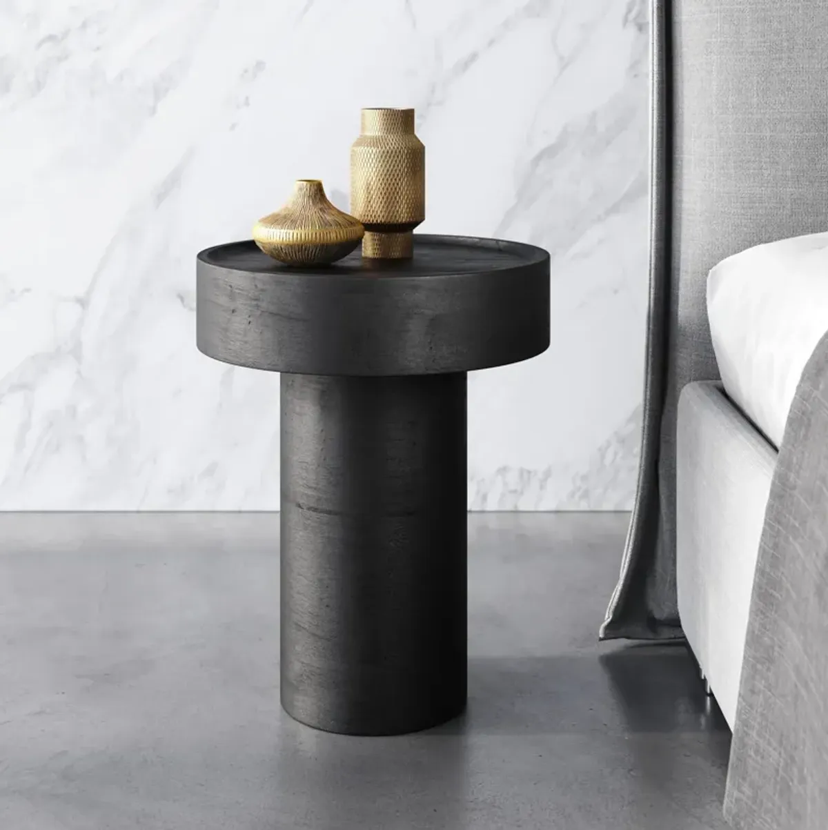 Jindra Side Table Black