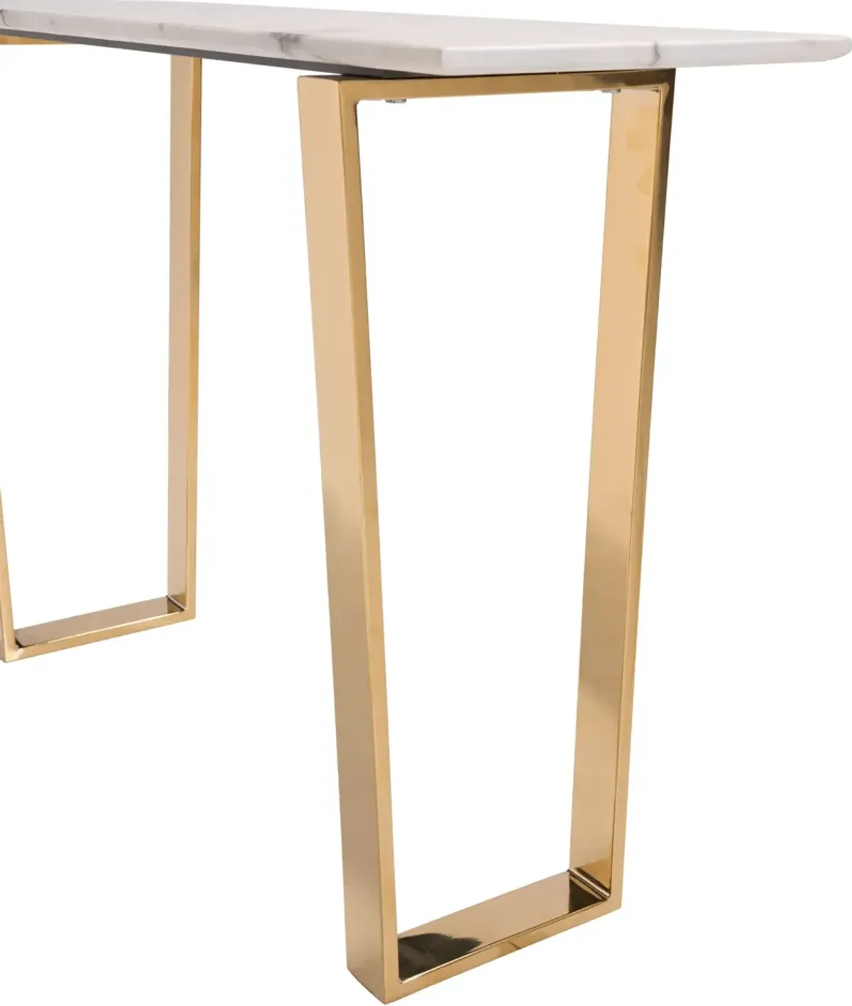 Hammy Console Table - White/Gold