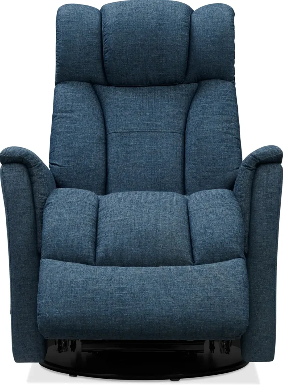 Saxton Swivel Manual Recliner - Blue