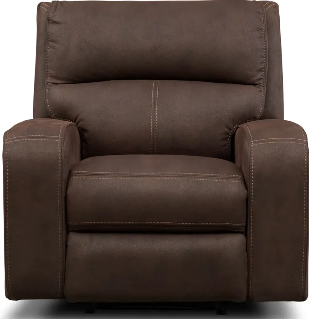 Burke Manual Recliner - Brown