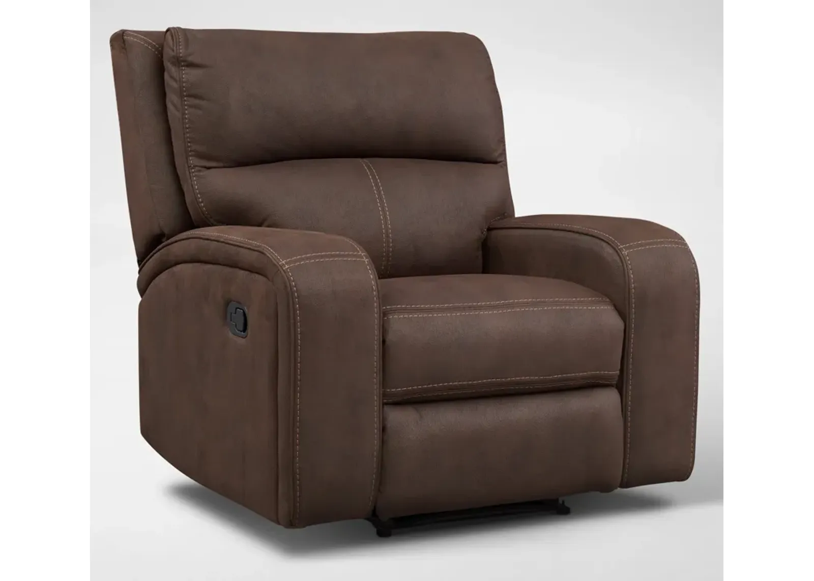 Burke Manual Recliner - Brown