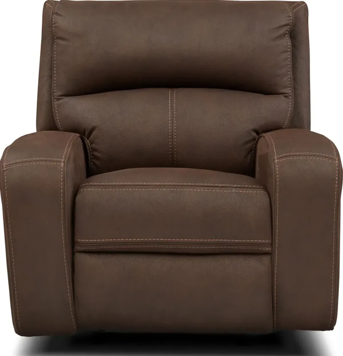 Burke Dual-Power Recliner - Brown