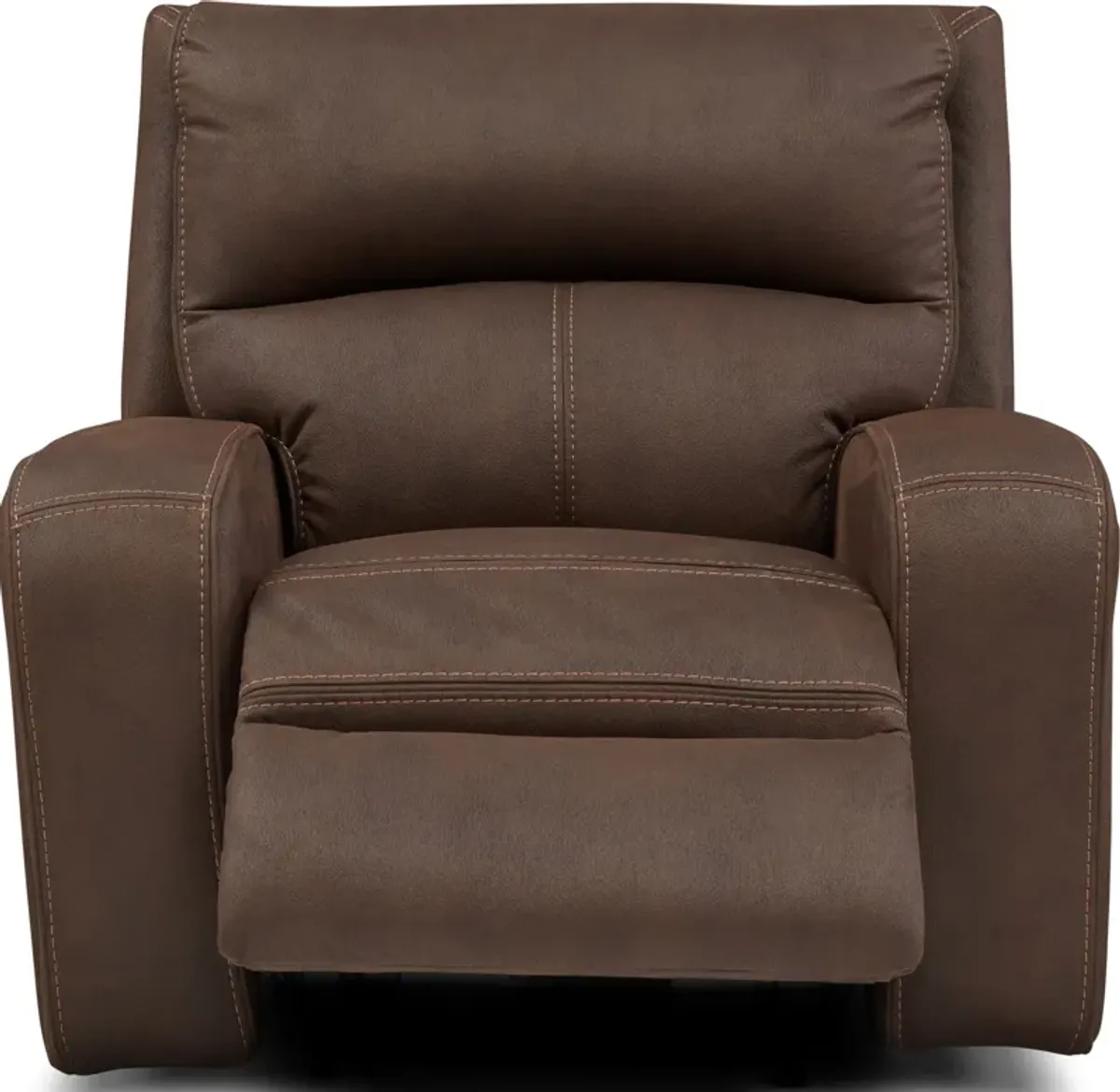 Burke Dual-Power Recliner - Brown