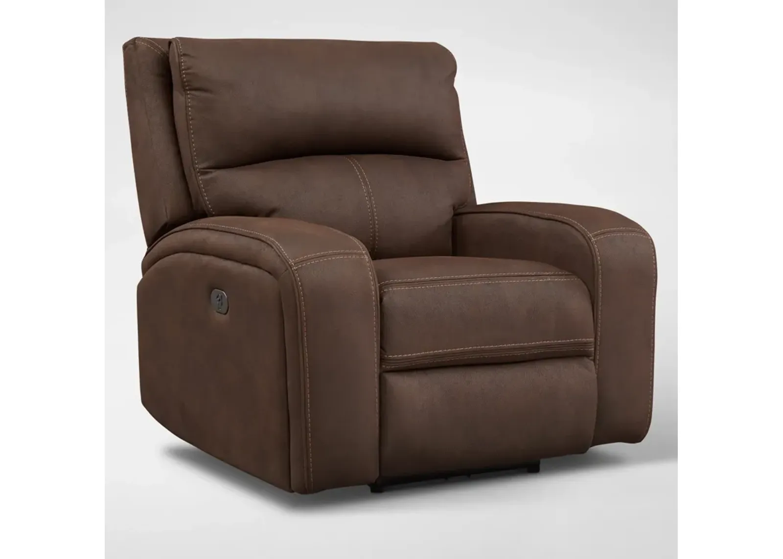 Burke Dual-Power Recliner - Brown