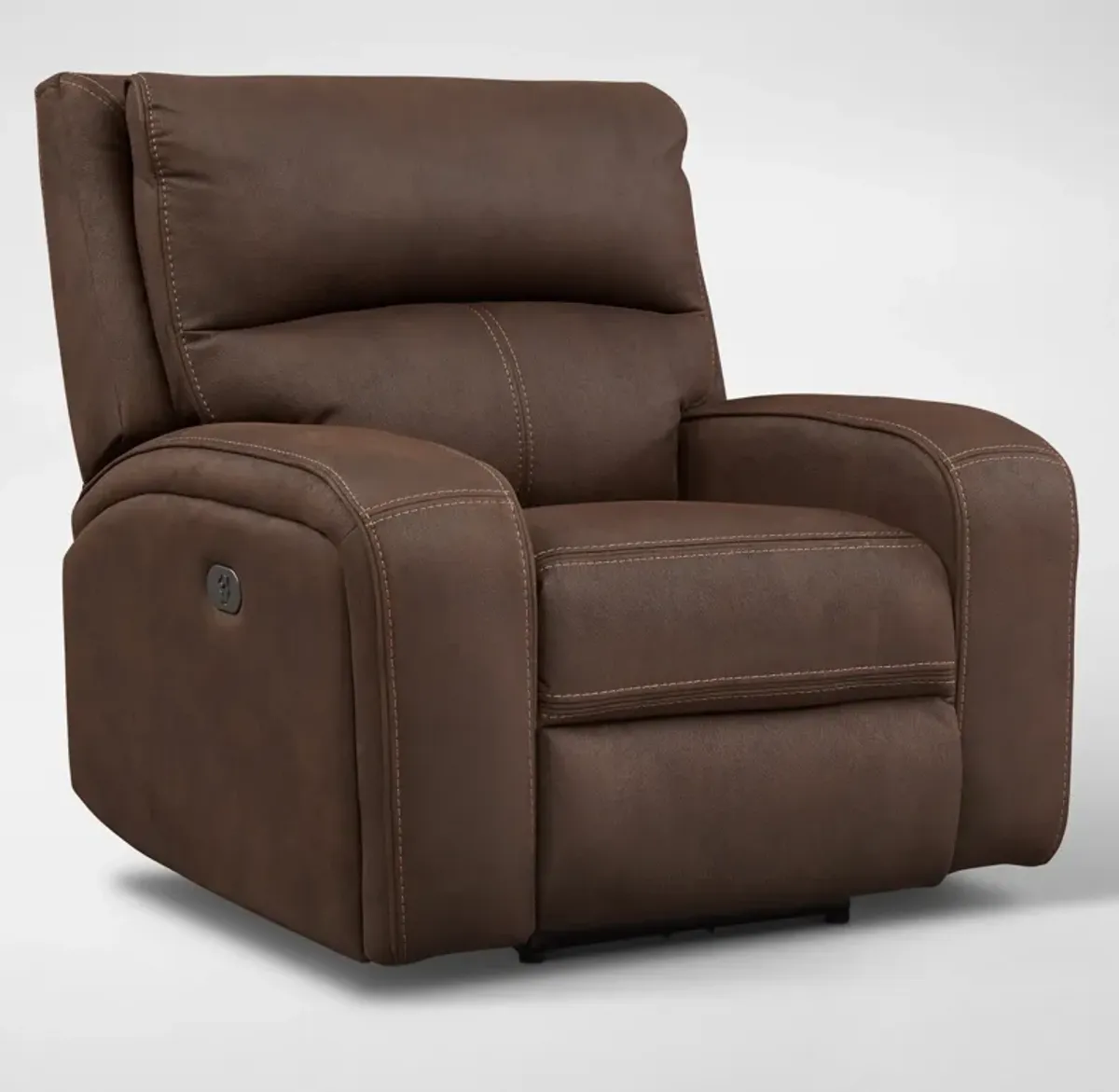 Burke Dual-Power Recliner - Brown