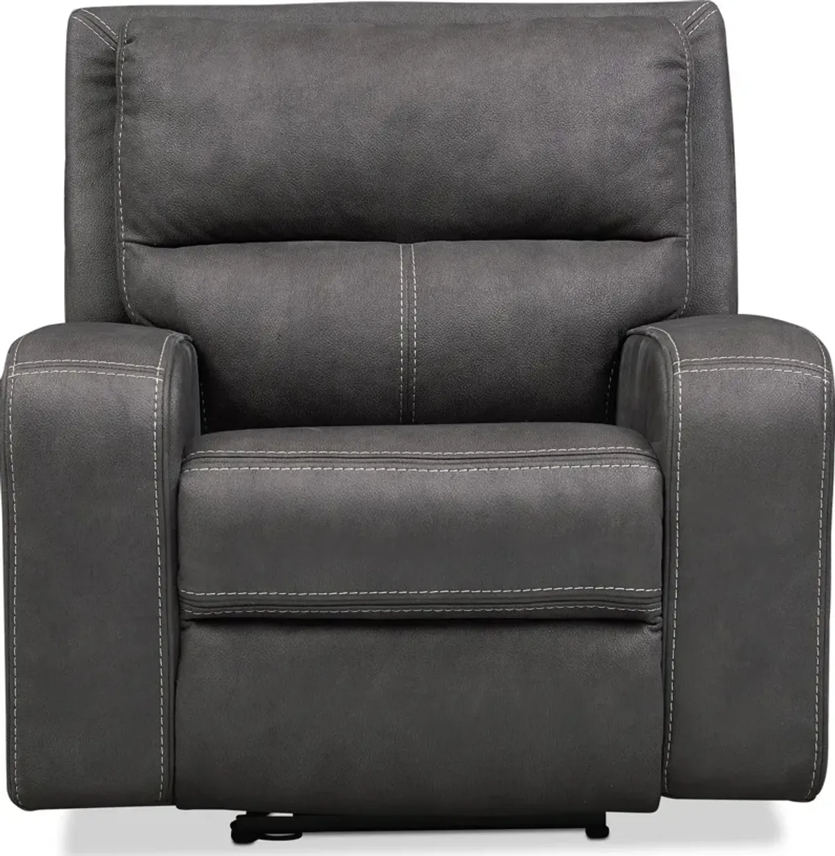 Burke Dual-Power Recliner - Charcoal