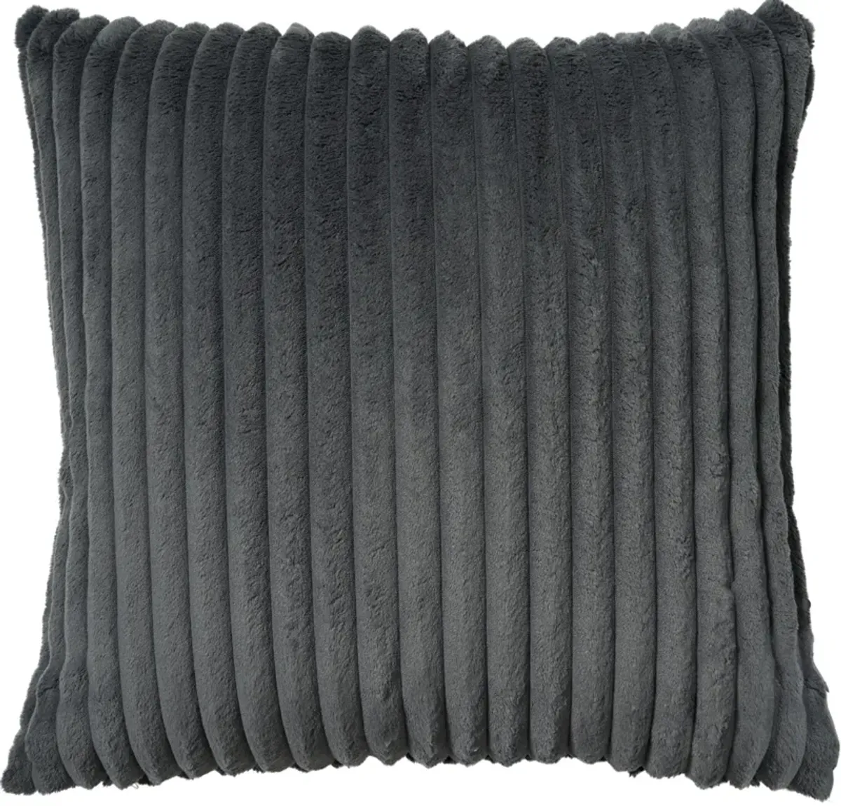Channel 22" x 22" Pillow - Gunmetal